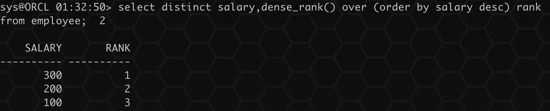  【Oracle技术】从踩坑到精通：dense_rank函数攻克第N高薪水难题 IT技术